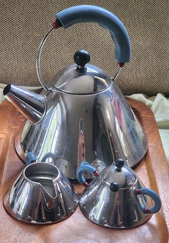 Blue handle alessi - alessi, kettle