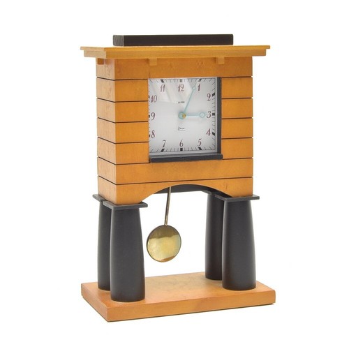 Nos alessi maple mantel clock - alessi,