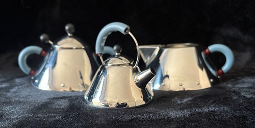 Alessi inox vintage coffee set - inox,